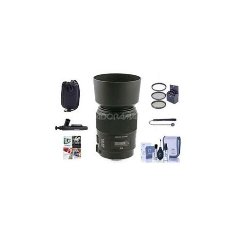  Adorama Sony 100mm f/2.8 A-Mount Lens - With Free Pc Accessory Bundle SAL100M28 A