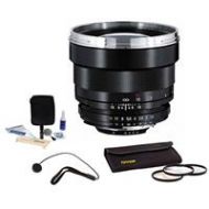 Adorama Zeiss 85mm f/1.4 Planar T* ZF.2 Manual Lens for Nikon F (AI-S) #1767826 -BUNDLE- ZI8514PTZF2A