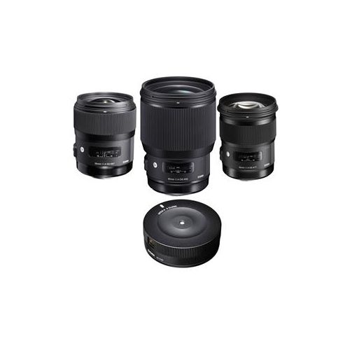  Adorama Sigma 3 Lens Bundle 35mm f/1.4 /50mm f/1.4 /85mm f/1.4 DG HSM ART Lens For Sigma 340110 50 85 SG