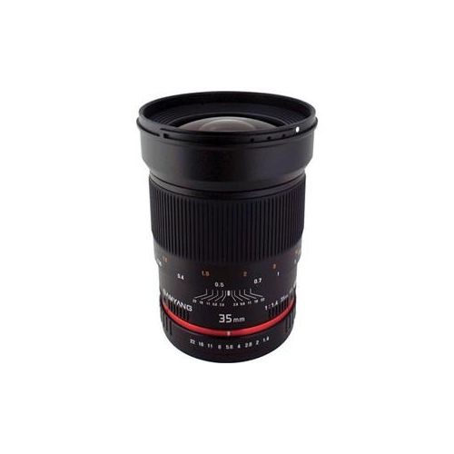  Samyang 35mm f/1.4 Aspherical Lens for Nikon SY35MAE-N - Adorama