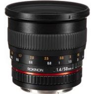 Adorama Rokinon 50mm F1.4 Manual Focus Lens for Canon EF Mount 50M-C