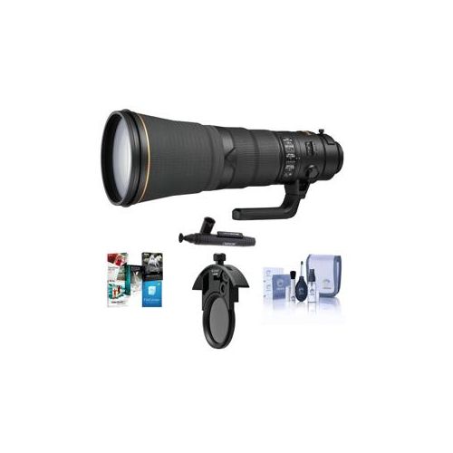  Adorama Nikon 600mm f/4E AF-S NIKKOR FL ED VR Lens, Bundle w/Slip-In Polarizing Filter 20054 A