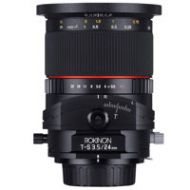 Adorama Rokinon 24mm f/3.5 Tilt Shift, Manual Focus Lens for Canon EOS TSL24M-C