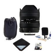 Adorama Sigma 8-16mm f/4.5-5.6 DC HSM Lens for Nikon DSLR, USA w/Accessory Bundle 203306 A