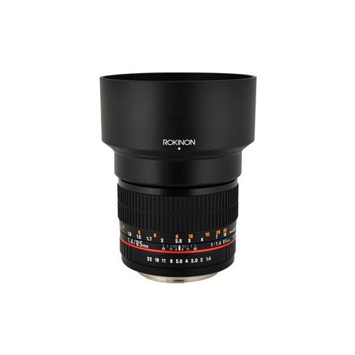  Adorama Rokinon 85mm f/1.4 Aspherical Lens for Canon DSLR Cameras 85M-C