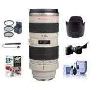 Adorama Canon EF 70-200mm f/2.8L USM Lens with Free Basic Accessory Bundle (PC) 2569A004 NK