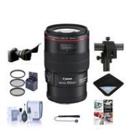 Adorama Canon EF 100mm f/2.8L Macro IS USM Lens with Premium Accessory Bundle 3554B002 B