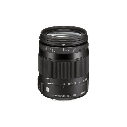  Adorama Sigma 18-200mm f/3.5-6.3 DC Macro OS HSM Lens for Nikon DSLRs 885-306