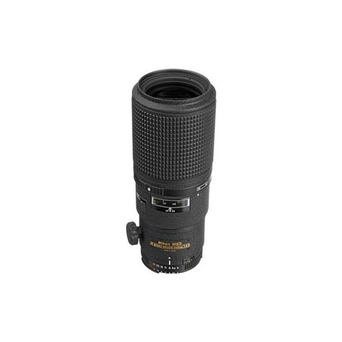  Adorama Nikon 200mm f/4D ED-IF AF Micro NIKKOR Lens with Case - Nikon U.S.A. Warranty 1989