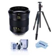 Adorama Zeiss 85mm f/1.4 Apo Plnr ZE Manual Focus Lens F/Canon EOS W/FotoPro X-Go Tripod 2040-292 T