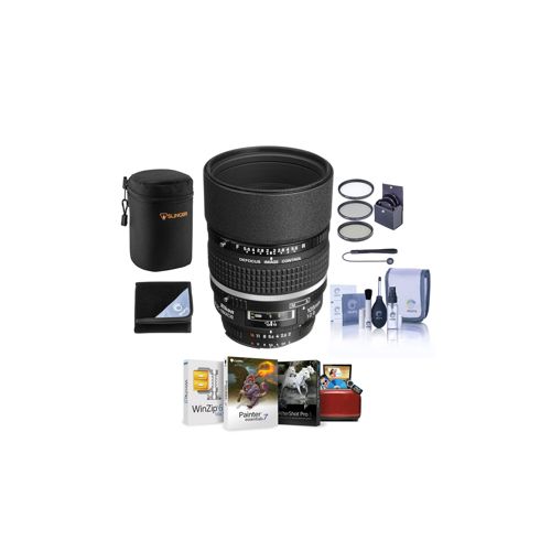  Adorama Nikon 105mm f/2 AF-D DC NIKKOR Telephoto Lens, USA W/Free Mac Accessory Bundle 1932 AM