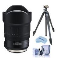 Adorama Tamron SP 15-30mm F/2.8 Di VC USD G2 for Canon EF Mount W/Slik Sprint Pro Tripod AFA041C-700 T