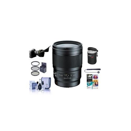  Adorama Tokina opera 50mm f/1.4 FF Lens for Canon With Free PC Accessory Bundle OPR-AF50FXC A