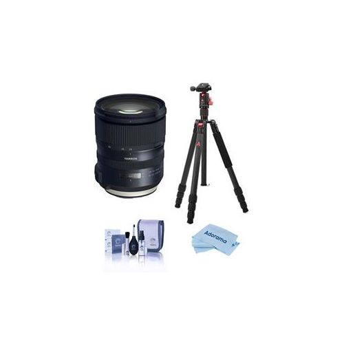  Adorama Tamron SP 24-70mm f/2.8 Di VC USD G2 Lens for Nikon F Mount-With Vanguard Tripod AFA032N-700 T