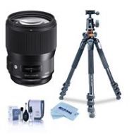 Adorama Sigma 135mm f/1.8 DG HSM IF ART Lens for Canon EOS DSLR Camera W/Alta Pro Tripod 240954 T