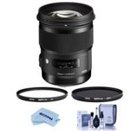 Adorama Sigma 50mm f/1.4 DG HSM ART Lens for Nikon DSLR Cameras - With Alta Pro Tripod 311306 F