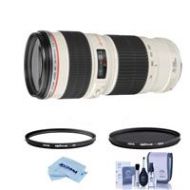 Adorama Canon EF 70-200mm f/4L USM Lens with Filter Bundle 2578A002 F