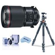 Adorama Canon TS-E 135mm f/4L Macro Lens with Tripod Bundle 2275C002 T