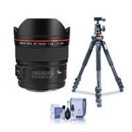 Adorama Canon EF 14mm f/2.8L II USM Lens with Tripod Bundle 2045B002 T