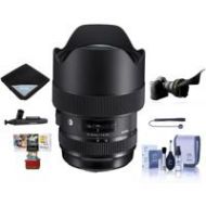 Adorama Sigma 14-24mm f/2.8 DG HSM ART Lens for Sigma DSLR Cameras W/Free Mac ACC Bundle 212956 AM