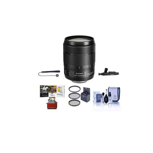  Adorama Canon EF-S 18-135mm f/3.5-5.6 IS USM Lens with Free Basic Accessory Bundle (Mac) 1276C002 AM