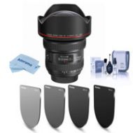 Adorama Canon EF 11-24mm f/4L USM Lens - With Haida Rear Lens ND Filter Kit,Cleaning Kit 9520B002 F