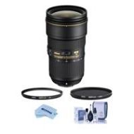 Adorama Nikon 24-70mm f/2.8E ED-IF AF-S VR NIKKOR Lens - With Hoya UV / CPL Filter Kit 20052 F