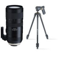 Adorama Tamron SP 70-200mm f/2.8 DiVC USD G2 Lens for Nikon F Mount W/Slik Pro II Tripod AFA025N-700 T