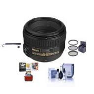 Adorama Nikon 50mm f/1.4G AF-S NIKKOR Lens USA Warranty With Free Mac Accessory Bundle 2180 AM