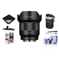 Adorama Rokinon 14mm F2.8 AF WA Full Frame AF Lens for Canon EF W/Free Pc Acc Bundle IO14AF-C A