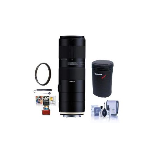  Adorama Tamron 70-210mm f/4 DI VC USD Lens for Nikon DSLRs With Free Mac Acc Bundle AFA034N-700 AM