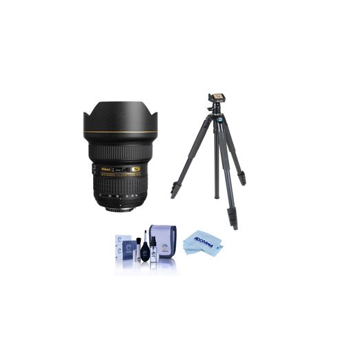  Adorama Nikon 14-24mm f/2.8G ED-IF AF-S NIKKOR Lens USA Warranty With Slik Tripod Kit 2163 T