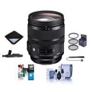 Adorama Sigma 24-70mm F2.8 DG OS HSM IF ART Lens for Sigma Cameras W/Free Acc Bundle 576956 A