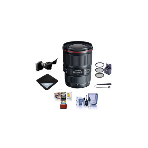  Adorama Canon EF 16-35mm f/4L IS USM Lens with Free Basic Accessory Bundle (Mac) 9518B002 AM