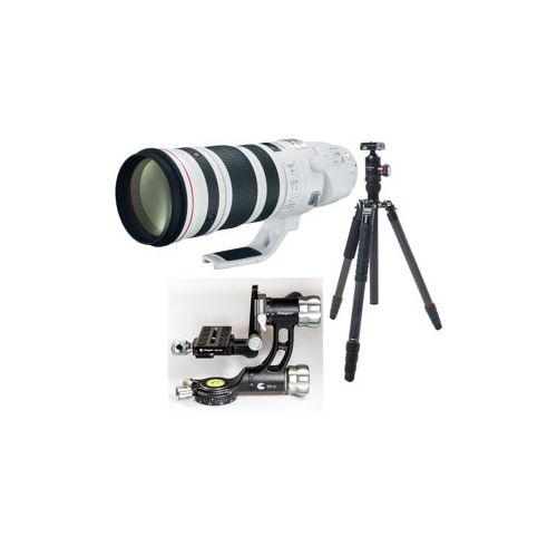  Adorama Canon EF 200-400mm f/4L IS USM Extender 1.4x Lens with Tripod Bundle 5176B002 T