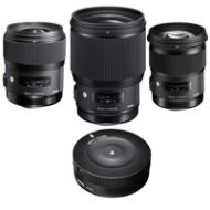 Adorama Sigma 3 Lens Bundle 35mm f/1.4 /50mm f/1.4 /85mm f/1.4 DG HSM ART Lens For NIKON 340306 50 85 NK