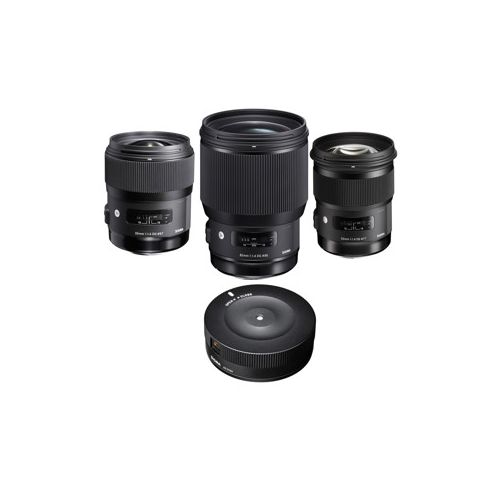  Adorama Sigma 3 Lens Bundle 35mm f/1.4 /50mm f/1.4 /85mm f/1.4 DG HSM ART Lens For NIKON 340306 50 85 NK