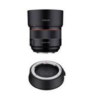 Adorama Rokinon 85mm f/1.4 Auto Focus Lens for Canon DSLR Cameras W/Rokinon Lens Station IO85AF-C L