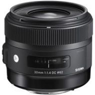 Adorama Sigma 30mm f/1.4 DC HSM ART Lens for Sigma DSLR Cameras, USA Warranty 301-110