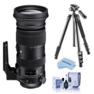 Adorama Sigma 60-600mm F4.5-6.3 DG OS HSM Sports Lens for Canon EOS Cameras W/Tripod 730954 T