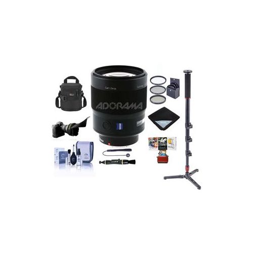  Adorama Sony 135mm f/1.8 Sonnar T* a Mount Lens, Bundle With Free Mac Accessory Bundle SAL135F18Z AM