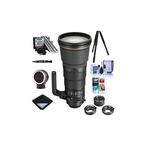  Adorama Nikon 400mm f/2.8E FL ED VR AFS NIKKOR Lens USA Warranty With Pro Accessory Kit 2217 BB