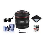 Adorama Canon EF 8-15mm f/4L Fisheye USM Lens with Free Basic Accessory Bundle (PC) 4427B002 K