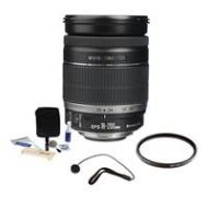 Adorama Canon EF-S 18-200mm f/3.5-5.6 IS Lens with Free Basic Accessory Bundle 2752B002 K