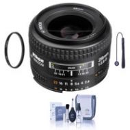 Adorama Nikon 28mm f/2.8D ED AF NIKKOR Lens, USA Warranty w/52mm UV & Cleaning Bundle 1922 K