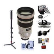 Adorama Canon EF 200mm f/2L IS USM Lens with Free Basic Accessory Bundle (Mac) 2297B002 AM