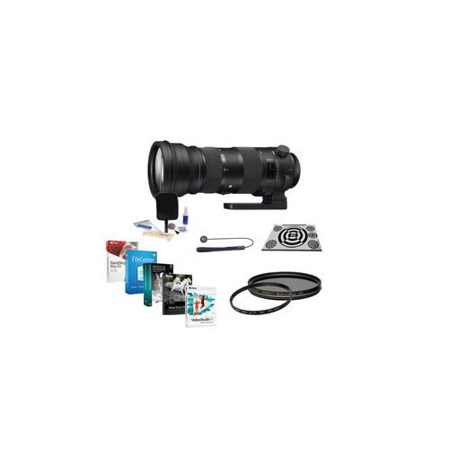  Adorama Sigma 150-600mm F5-6.3 DG OS HSM Sport Lens for Sigma Cameras w/Free Accessories 740110 A