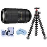 Adorama Nikon AFP NIKKOR 70-300mm f/4.5-5.6E EDIF VR Lens USA Warranty W/Joby GorillaPod 20068 T