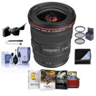 Adorama Canon EF 17-40mm f/4L USM Lens with Free Basic Accessory Bundle (Mac) 8806A002 AM