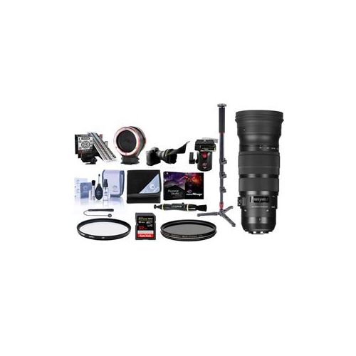  Adorama Sigma 120mm-300mm f2.8 DG OS APO HSM Lens f/Nikon - With Pro Accessory Bundle 137306 B